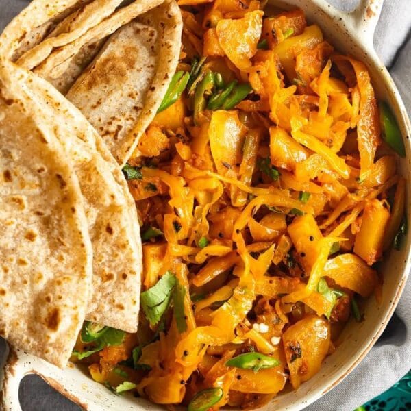 Cabbage and Potato Curry - Indian Curry Recipes - Sanjana Feasts